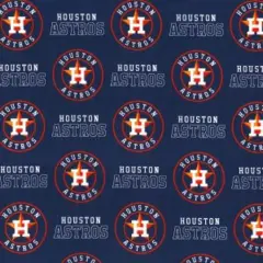 Licensed MLB Houston Astros Cotton 6682-B Fabric by the Yard