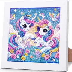 Cartoon Diamond Art Kits for Kids with Frame