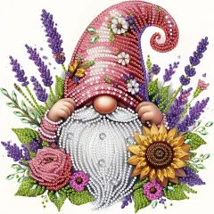 5D Special Shape Diamond Art Kits for Beginners, Gnomes Diamond Painting Kits for Adults