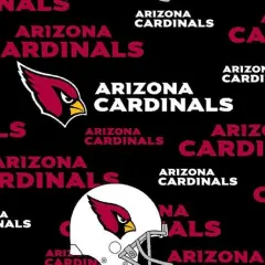 Licensed NFL Arizona Cardinals Cotton 6239-D Fabric by the Yard