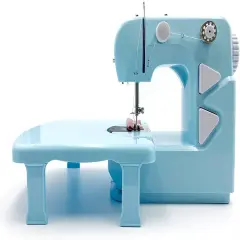 Sewing Machine,Sewing Machine for Beginners,Mini Sewing Machine,Maquina de Coser,Portable Sewing Machine,Kids Sewing Machine (Blue)
