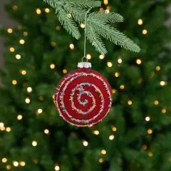 Northlight Christmas Cookie Glass Ornaments - 3.75" - Multi-Color - 6ct