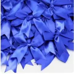 12 Ct Royal Blue Bow Satin Ribbon