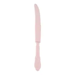 Pink Baroque Disposable Plastic Dinner Knives (480 Knives)