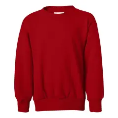 Jerzees&reg; Adult Fleece Crew TRUE RED
