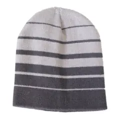 Men's Stripe Short Beanie Collection Assorted