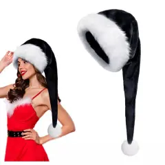 Kitcheniva 29.5" Long Velvet Santa Christmas Hats