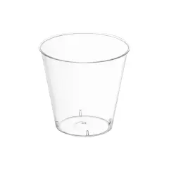 Clear Plastic Shot Glasses 1 oz. (2500 Glasses)