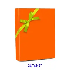 Durable Solid Wrapping Paper 24" x 417' 60 lbs for Everyday Use