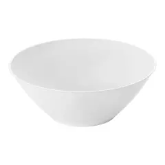 Solid White Organic Round Disposable Plastic Dessert Bowls - 6 oz. (120 Bowls)
