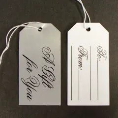 A Gift For You Elegant Strung Gift Tags 2 3/4 '' x 1 3/8 ''