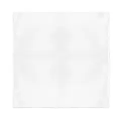 25 Pack Unisex Solid 100% Polyester Plain Bandanas - Bulk Wholesale