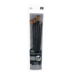 RSET-4304 | Essentials&trade; 5pc Gold Taklon Variety Brush Set 4304