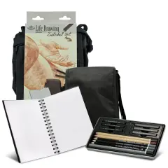 FA-302 | Life Drawing 15pc Travel Art Satchel Set