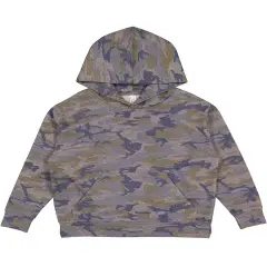 LAT&reg; Youth Pullover Fleece Hoodie VINTAGE CAMO