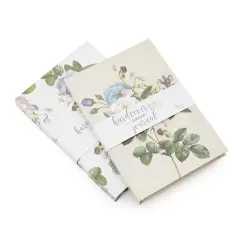Dotted A5 Hard Cover Journal Notebook for Writing, Floral (5.5 x 8 In, 2 Pack) Multicolor