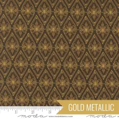 Twinkle Tradition in Espresso Metallic (45626 16m) | Old World Yuletide | Fancy That Design House Co | Moda