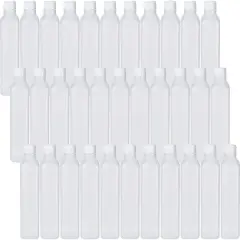 16 Oz Empty Plastic Juice Bottles with Tamper Evident Caps