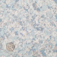 Sky Gray Rayon Slub 1 Yard Fabric 55/56" Width Soft Textured Rayon Apparel Material