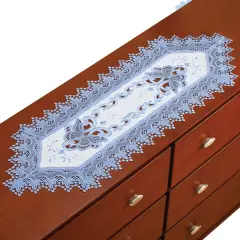 Collections Etc Butterfly LaceDresser Scarf