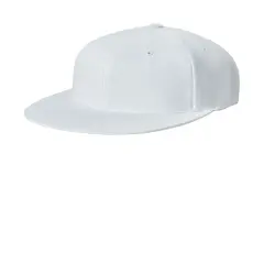 Sport-Tek&reg; Flat Bill Cap White