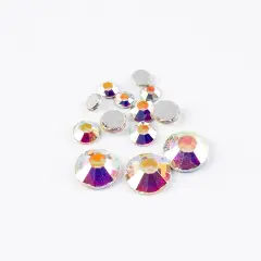 Crystal Lane DIY Combo Glass Flatback Rhinestones SS3 / SS6 / SS12 Crystal AB