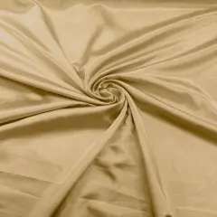 1 Yard Silky Stretch Charmeuse Satin Fabric Soft Hand For Lingerie & Skirts 58-60 inches Wide Honey