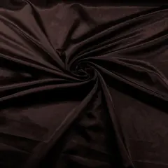 1 Yard Stretch Charmeuse Satin Fabric Silky Lightweight Satin 58-60 inches Wide Chocolate Brown