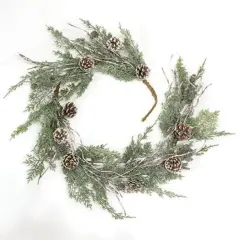 Durham Cedar Birch Pinecone Garland 5ft