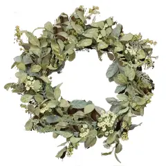 Mixed Lamb's Ear Wreath 20"