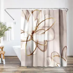 Transparent Beauty I by PI Creative Art Shower Curtain 71" x 74"