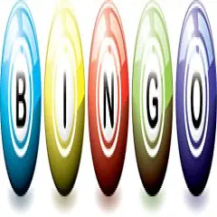 1/4 Sheet Cake - Bingo Balls Birthday - Edible Cake or Cupcake Topper - D20201