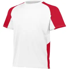 Augusta Sportswear&reg; Youth Cutter Jersey WHITE/ RED