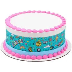 That Girl Lay Lay Radiate PhotoCake&reg; Edible Cake Border Icing Image