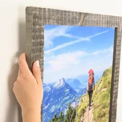 ArtToFrames 8.5x11 InchPicture Frame, This 1.63 Inch Custom Wood Poster Frame is Available in Multiple Colors, Great for Your Art or Photos - Comes with Regular Glass andCorrugated Backing (A64RR)