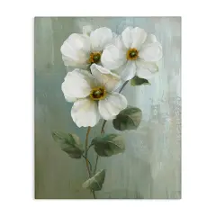 Stupell Industries Apple Blossom Sprigs Canvas Wall Art Design by Nan