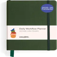 2025 Planner - A5 Size Hardcover (Evergreen)