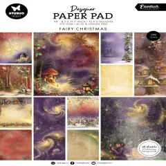 Studio Light DesignerPaper Pad 8.27"X5.83" 36/Pkg-Fairy Christmas