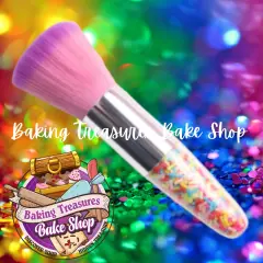 Rainbow Sprinkle Luster Dust Brush