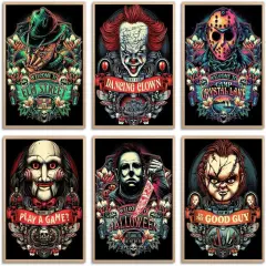 6 Pack Halloween Diamond Painting Kits