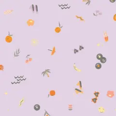 Retro Summer in Lilac (tan69910) | Tangerine | AGF Studio | Art Gallery