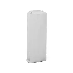 Liquor Bag 5" x 3.5" x 18" Spacious for Larger Bottles White