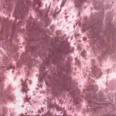 1 Yard Soft DTY Double Sided Brushed Knit Tie Dye Fabric for Stylish Stretch Apparel 58 60 Inch Width Mauve