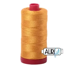 Orange Mustard (2140) | 12wt Large Spool (325M / 356Y) | Aurifil Thread