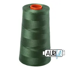 Very Dark Grass Green (2890) | 50wt Cone (5900M / 6452Y) | Aurifil Thread