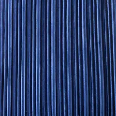 1 Yard Pleated Stretch Velvet Spandex Fabric 58 Inches Width Navy Blue