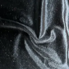 1 Yard Stretch Velvet Solid Polyester Spandex Fabric for Dancewear Costumes Leggings Cosplay Decor Sewing 60 Inches Width Black