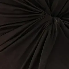 1 Yard Modal Jersey Knit Fabric for T Shirts Loungewear Pajamas Dresses and Casual Apparel 58/60" Width Spandex Black