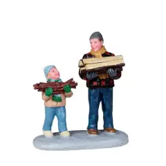 Firewood For The Hearth - Lemax