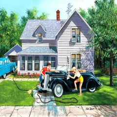 Sunsout Tender Loving Cars 500 pc Jigsaw Puzzle 37735